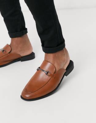 mens slip on loafers backless