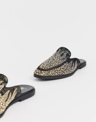 asos backless loafers