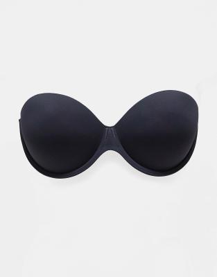ASOS DESIGN backless push up in black - view 1