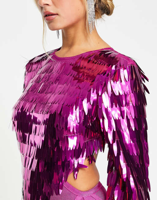 Asos sequin 2025 top dress