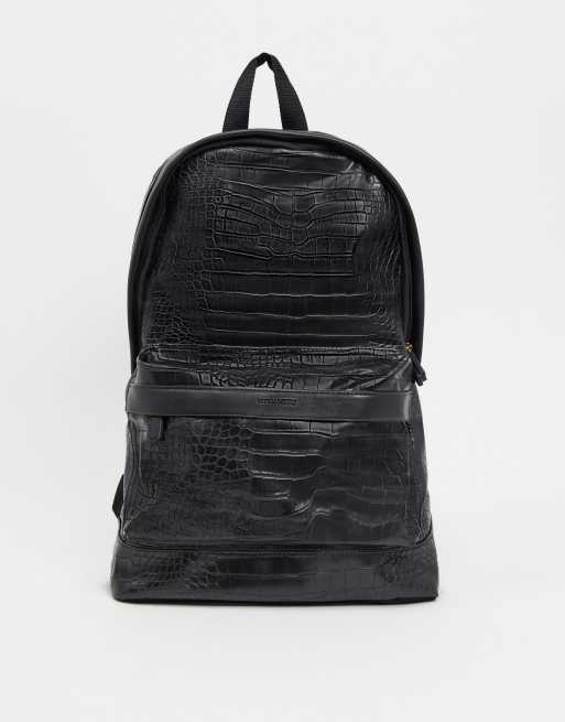 Mock croc outlet backpack