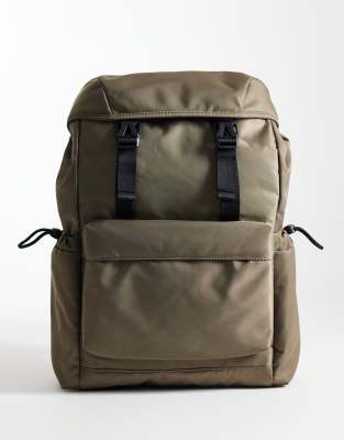 Asos Design Backpack In Green