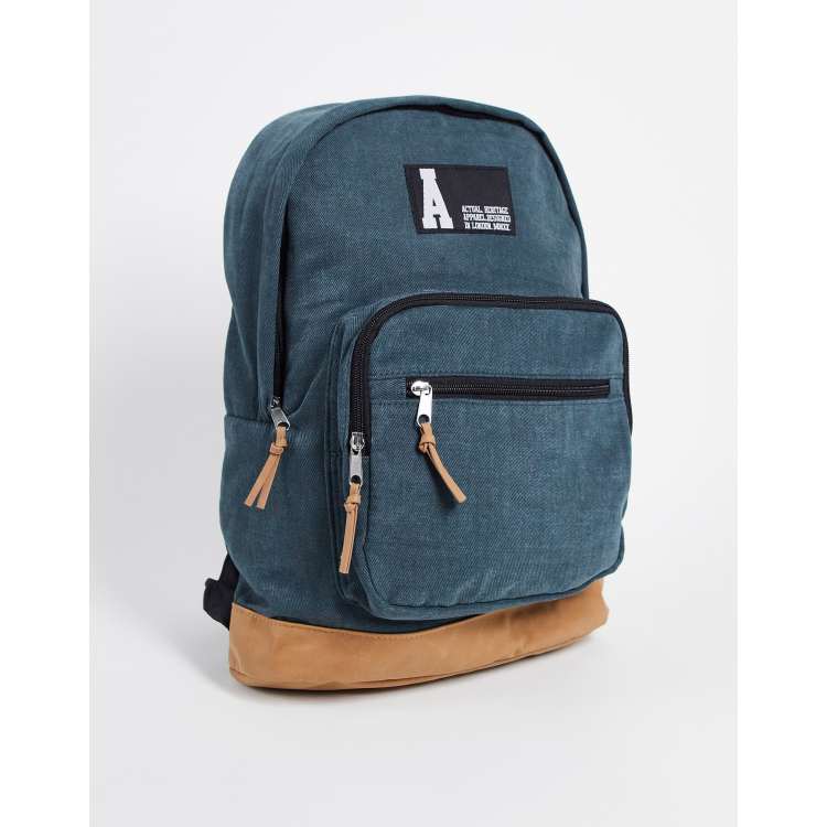 Asos suede outlet backpack