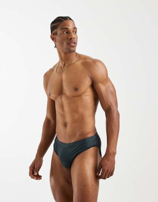 ASOS DESIGN – Badehose in Anthrazit, 3 von 5