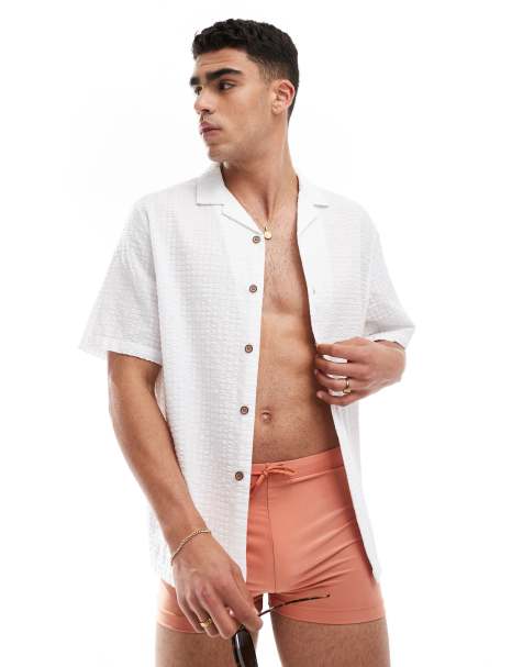 ASOS DESIGN – Badehose in Rosa - view 1