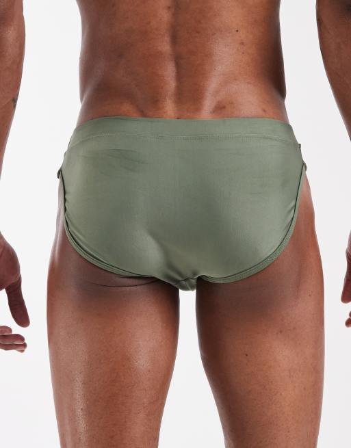 ASOS DESIGN – Badehose in Salbeigrün, 4 von 5