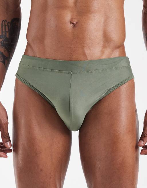 ASOS DESIGN – Badehose in Salbeigrün, 5 von 5