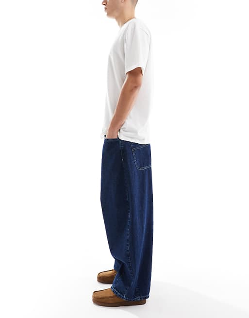 ASOS DESIGN baggy balloon jeans in indigo wash | ASOS ASOS DESIGN baggy balloon jeans in indigo wash | ASOS