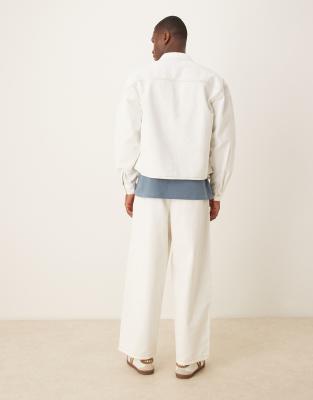 Asos Design Baggy Balloon Jeans With Pleats
