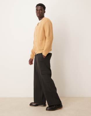 Bandana Scuba Balloon Pants - Beige main image 1