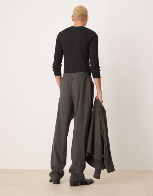 ASOS DESIGN - Baggy broek in antracietgrijs, deel van co-ord set, 4 van 5