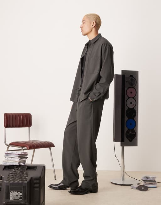 ASOS DESIGN - Baggy broek in antracietgrijs, deel van co-ord set, 5 van 5