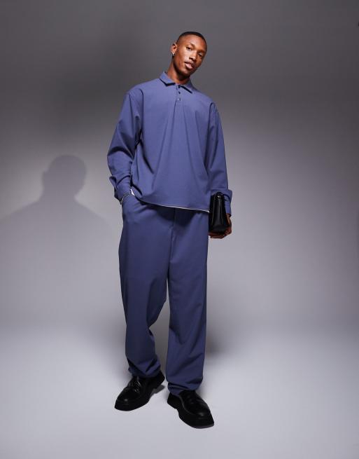 ASOS DESIGN - Baggy broek met ballonpijpen in grijs, deel van co-ord set