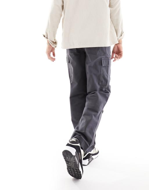 ASOS DESIGN baggy cargo pants in gray, 2 of 5
