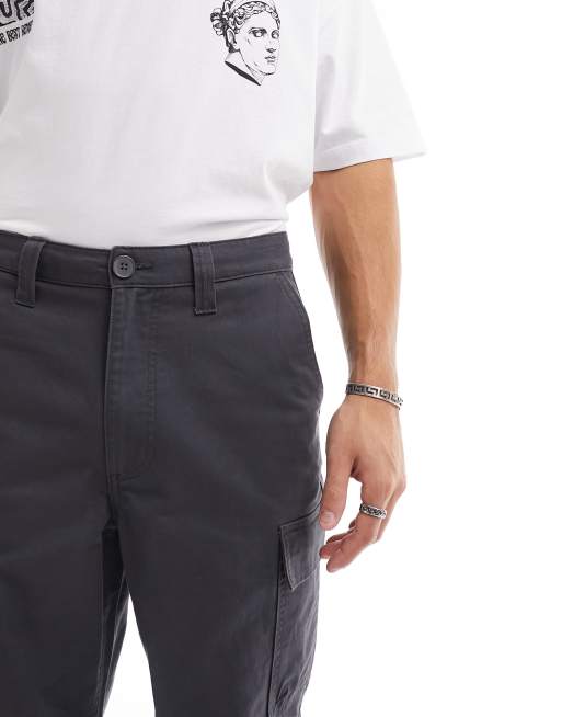 ASOS DESIGN baggy cargo pants in gray, 3 of 5