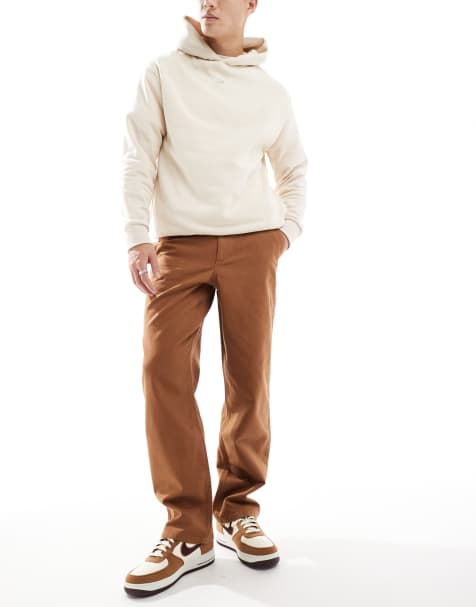ASOS DESIGN baggy carpenter trouser in tan - view 1