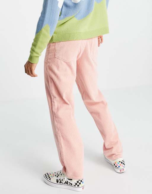 Asos pink hot sale corduroy pants