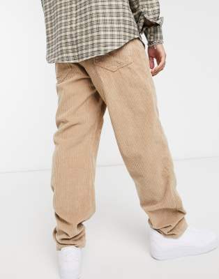 beige baggy jeans mens