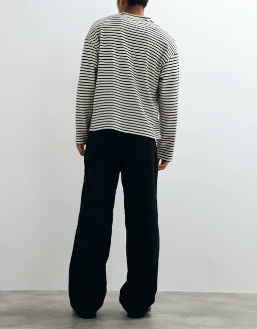 ASOS DESIGN baggy corduroy pants in black, 2 of 10