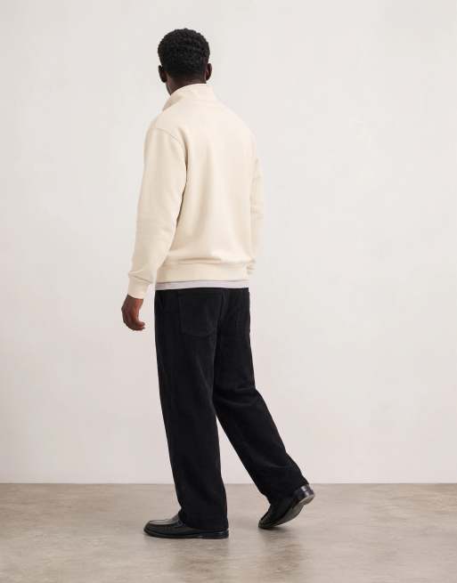 ASOS DESIGN baggy corduroy pants in black, 8 of 10