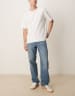 ASOS DESIGN baggy jeans in mid wash blue