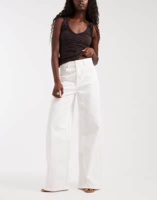 Asos Design Baggy Grandad Jean In White