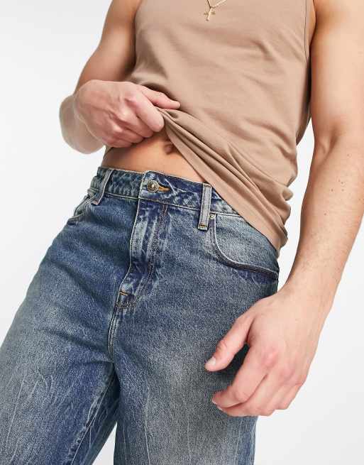 ASOS DESIGN baggy jean in dark tint , 4 of 4