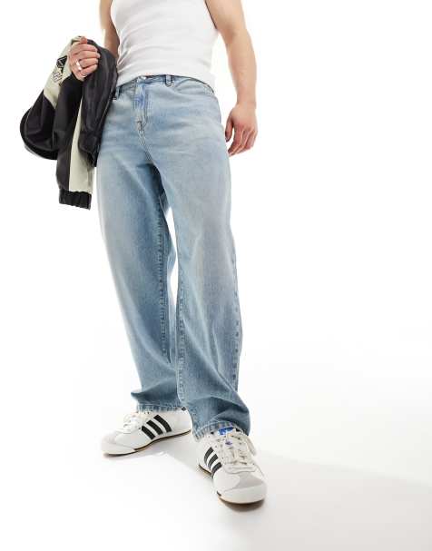 ASOS DESIGN - baggy jeans i light wash blue - view 1