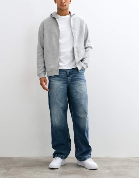 ASOS DESIGN - Baggy jeans i mid wash blue - view 1