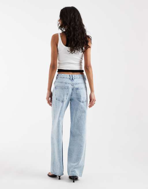 ASOS DESIGN – Baggy-Jeans in Acid-Waschung mit niedrigem Bund, 2 von 5