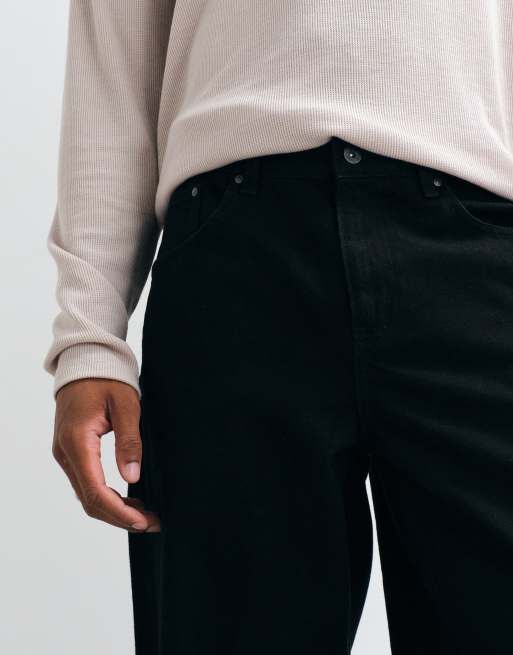 ASOS DESIGN baggy jeans in black, 2 of 5