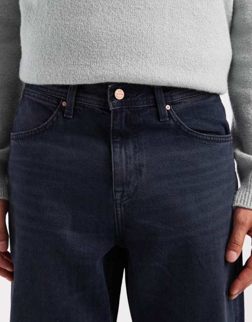 ASOS DESIGN - Baggy jeans in blauw met donkere wassing, 4 van 5