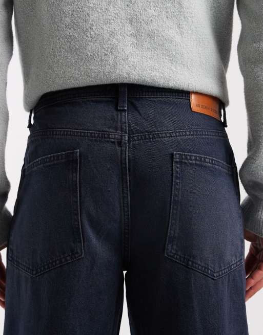 ASOS DESIGN - Baggy jeans in blauw met donkere wassing, 5 van 5