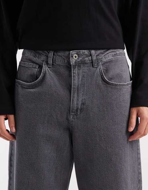 ASOS DESIGN baggy jeans in dark gray, 5 of 5