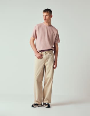 Baggy-Jeans in Ecru-Neutral Neutral 46 Regular