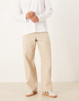 Baggy-Jeans in Ecru-Neutral Neutral 52