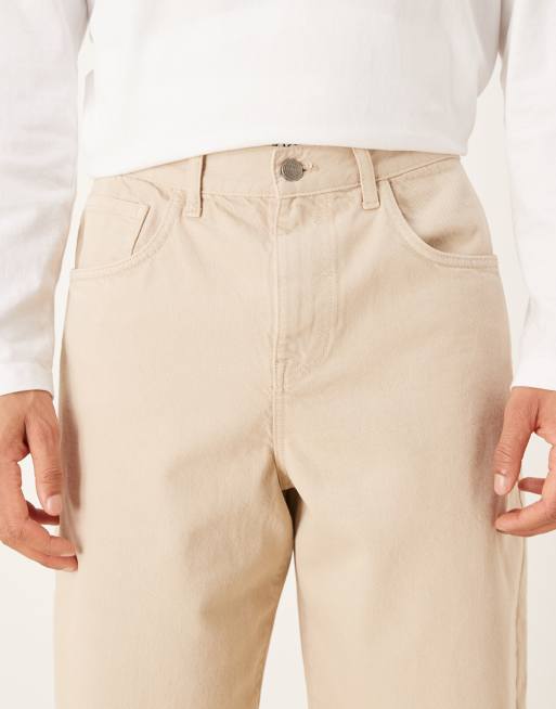 ASOS DESIGN baggy jeans in ecru, 5 of 5