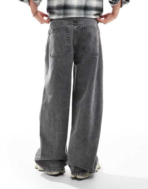 ASOS DESIGN baggy jeans in gray, 2 of 5