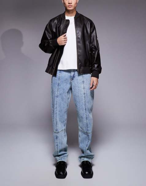 ASOS DESIGN - Baggy jeans in lichtblauwe vintage wassing - view 1