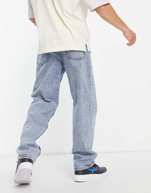 Acid wash hot sale baggy jeans