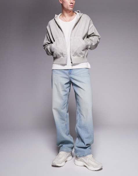 ASOS DESIGN baggy jeans in light wash blue - view 1
