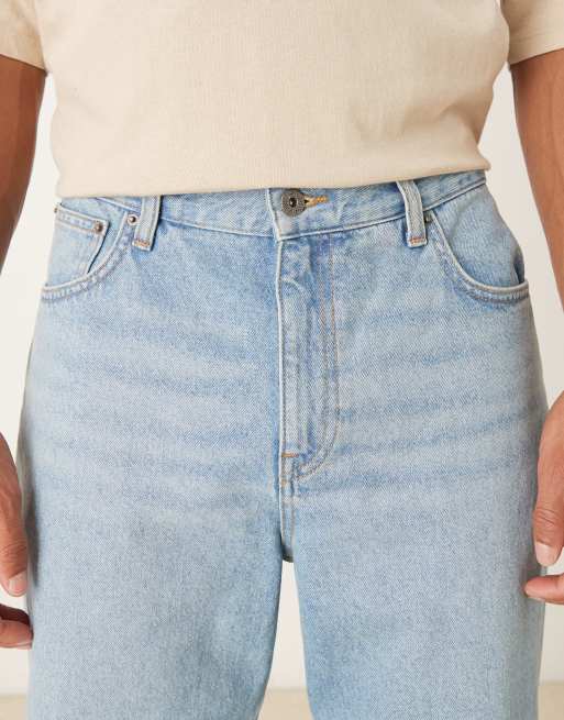 ASOS DESIGN baggy jeans in light wash blue, 5 of 5
