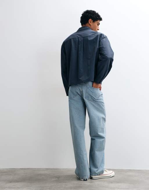 ASOS DESIGN baggy jeans in light wash blue, 5 of 5