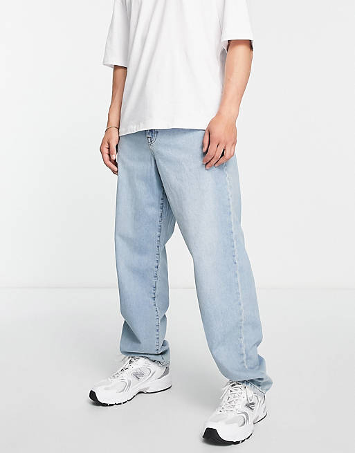 Ultra baggy jeans in vintage light wash ASOS Herren Kleidung Hosen & Jeans Jeans Baggy & Boyfriend Jeans 