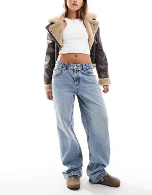 ASOS DESIGN ASOS DESIGN baggy jeans in mid blue