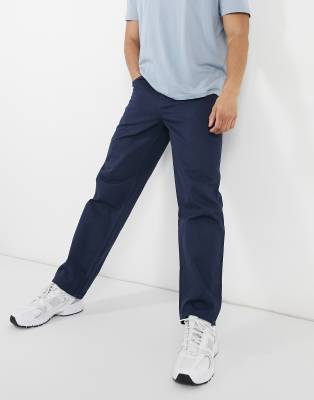 baggy navy pants