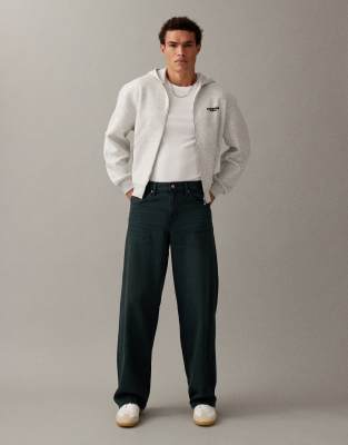 Asos Design Baggy Jeans In Blue