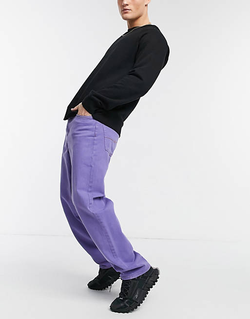 ASOS DESIGN baggy jeans in purple | ASOS