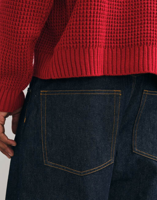 ASOS DESIGN baggy jeans in raw indigo, 10 of 10
