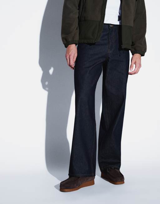 ASOS DESIGN baggy jeans in raw indigo, 2 of 10